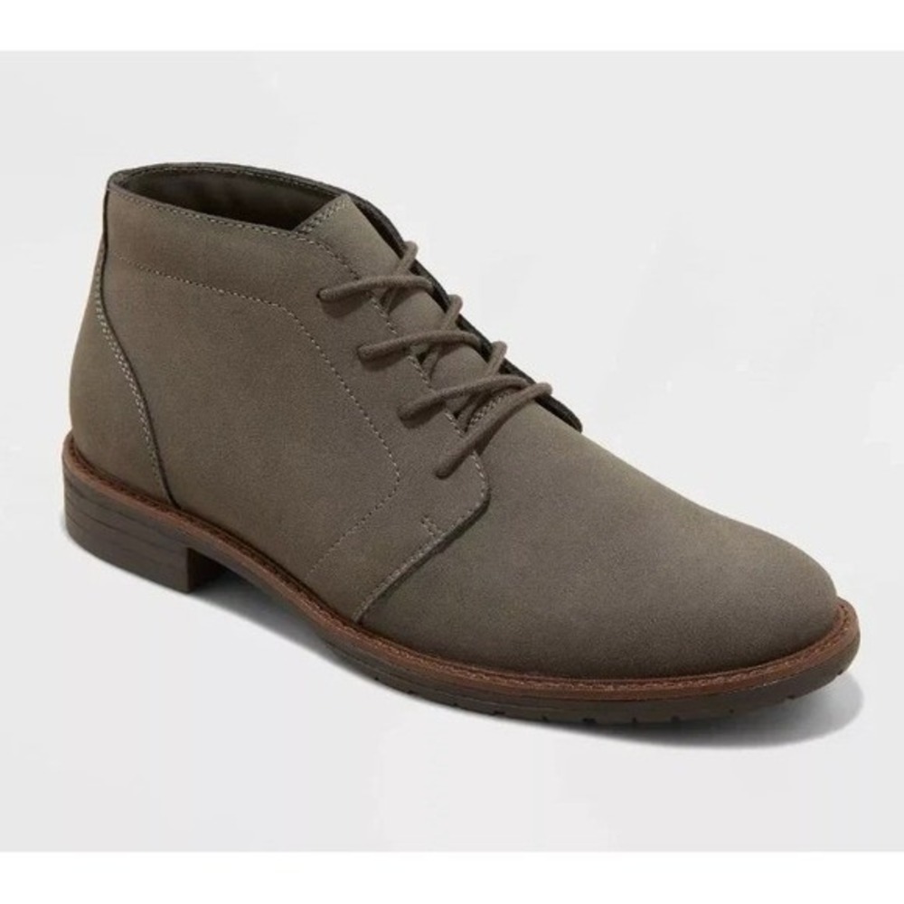 Men's Jerad Chukka Boots by Goodfellow & Co Gray Size 12 New With Tags